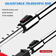 Cordless String Trimmer Small Household Lawn Mower Electric Grass Cutter Retractable Rod Equipped with Lithium Battery Charger for Lawn Yard Garden Shrub Trimming and Pruning (24TV/8000mAh Battery*1)
