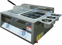 Deep Fryer 6L/12L Commercial Gas Fryer, Stainless Steel Outdoor Cooker, for Home Kitchen Restaurant~/