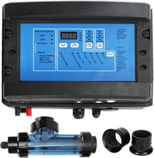 QIUFANGM Salt Water Pool Chlorinator System, 15/20/30/50 g/h Saltwater, Cell Suitable for 25000 Gallon Pools, Chlorine Generator for Home,50g/h(15g/h)