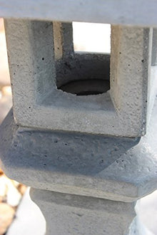 webstatue Garden Pagoda Concrete Japanese Stone Lantern,Oriental, Asian 3-piece Outdoor Garden Statue Sale 26" Tall Made in USA