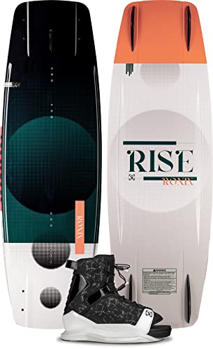 Ronix Wakeboard Package 136 - Rise Wakeboard w/ Halo Boot - 6-8.5 White