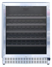 AMS Fireplace Summerset 24 Outdoor Rated Wine Cooler Refrigerator