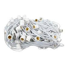 Novelty Lights 330 Feet Heavy Duty White Wire E26 Patio Light Stringer