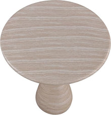 Meridian Furniture 77043Travertine-T Sano Collection Art Deco Indoor/Outdoor Concrete Bar Table with Water-Transfer Finish, 36" W x 36" D x 42" H, Travertine