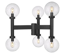 Z-Lite Laurent Outdoor Post Light 6-Light 360 Watts Black