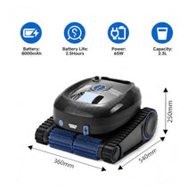 COMOAEW Pool Cleaner, Wall Climbing Automatic Swimming Pool Cleaning Robot