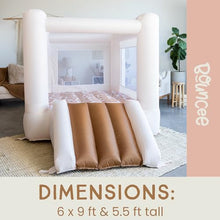 Bouncee Bloom Toddler Bounce House with Slide Blush/Floral/Camel