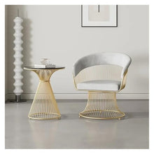 OUTIFUOSSR Cream Swivel Lounge Chair Minimalist Living Room Balcony Reception Light Luxury Furniture(1)