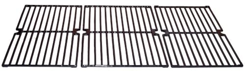 Replacement for Gas Grill Porcelain Cast Iron Cooking Grid, 3 pcs, for Brinkmann & Others, 67233 repair parts
