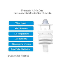 Mechanivis VWS006AF5v Compact Weather Station Photoelectric Solar Radiation Sensor Irrigation Rain Agriculture Sensor Wind Speed Sensor