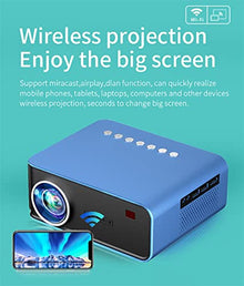 TEDILUVI Mini projector 3600 Lumens Support 1080P LED Big Screen Home Theater Smart Video Beamer