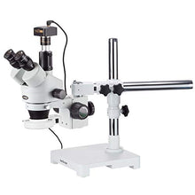 AmScope Digital Trinocular Stereo Zoom Microscope 7X-90X Magnification Clear