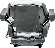 GRAMMER Big Dog Diablo/Hustler Super Z Mower Seat & Mechanical Suspension, Grey