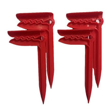 Whoasyst 4Pcs Windproof Towel Clip Beach Mat Holder Picnics Blanket Rack Towels Sand Beach Anchors Stakes Windproof