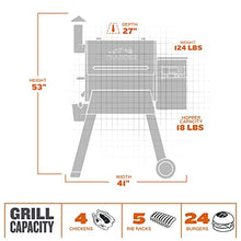 Traeger Pro 575 Electric Wood Pellet Grill and Smoker Black