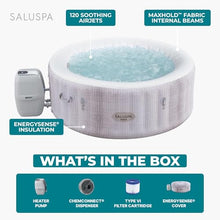 Bestway SaluSpa Cancun Energy-Efficient 2-4 Person Inflatable Hot Tub