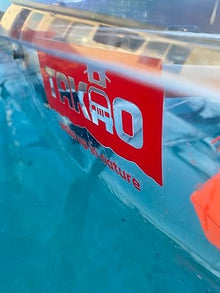 Takao Clear Kayak Single Plexiglass Bottom with Frame, Clear Seat & Paddles