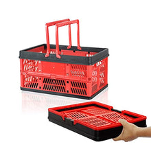 Fruit Picking Basket Stackable Picnic Basket Beer Plastic Basket Kids Miscellaneous Storage Basket Folding (Color : E, Size : As Shown) (Black As Shown)