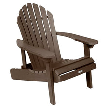 highwood Hamilton Made in the USA Folding and Reclining Adirondack Chair, Adult Size, Weathered Acorn