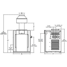Raypak Digital Cast Iron ASME Natural Gas 399,000 BTU Pool Heater 017374
