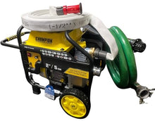 JJS Fire Supply Portable Home Wildfire Protection Pump and Hose System for Swimming Pool