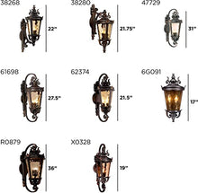 Casa Marseille 27 1/2" High Bronze Rustic Outdoor Wall Light Fixture