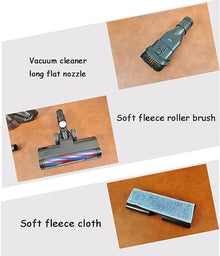 McbeAn Electric Pool Table Cloth Cleaner, 160W Handheld Cordless Vacuum Cleaner with 2 Speed ​​Adjustment, 2 Brush Heads, Five-fold Filtration System, for Billiard, Snooker & Pool Tables