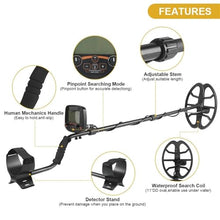 FENOKD Metal Detector, Metal Detector Professional Underground Depth Gold Treasure Handheld High Frequency Detecting for Beginners