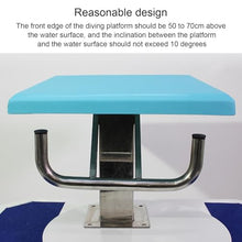 DLYZAYE Heavy Duty Pool Diving Board, Anti-Slip Pool Diving Platform with Stainless Steel Base, Swimming Starting Blocks for Personal Professional Athletes