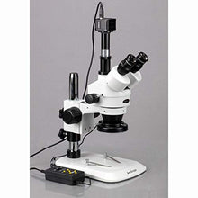 AmScope Digital Trinocular Stereo Zoom Microscope with LED Light Multi