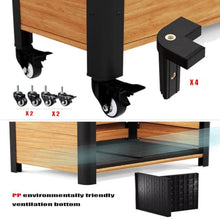 Weatherproof Aluminum Rectangular Planter with Lockable Casters,Lightweight