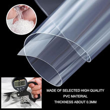 Waterproof Clear Tarp Curtains With Zip,0.3mm Outdoor Pvc Transparent Tarpaulin Side Panels With Grommets,Pergola Gazebo Patio Porch Carport Partition Curtains,Weatherproof,W×H-5.6×2.1m(18.4*6.9ft)