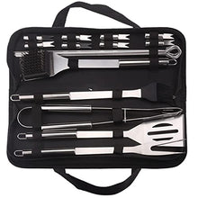 SDVantage 20PCS Grilling Accessories Kit, Stainless Steel BBQ Tools Set, Barbecue Tools Christmas Thanksgiving Gifts for Men, Utensils for Outdoor Camping