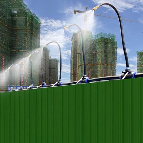 GAYAYAS Garden Irrigation Watering Systems Kit, 360° Bendable Drip Irrigation System, Adjustable Nozzle, Smart Sprinkler System, for Outdoor Plants,50M/164FT-Withtimer