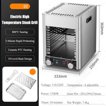 ShaiVrissian Electric Steak Oven with Smokeless Infrared Grill 03