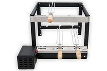 Brazilian BBQ Rotisserie Grill, 3 Trident Stainless Steel Skewers