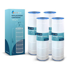 Pureline Pool Replacement Cartridge Filter, 131 Sq Ft, 4-Pack, Compatible with Hayward C5025, C5020, CX1280RE