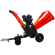DK2 6 in 14 HP Gas Powered Kohler Engine Kinetic Chipper Shredder with Electric Start and DOT Road Legal Tires OPC566E