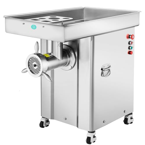 VEVOR Commercial Electric Meat Grinder 4000W Stainless Steel Silver