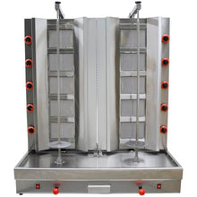 TECHTONGDA 2800Pa Commercial Gas Shawarma Grill Machine Automatic Rotating