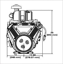 Briggs & Stratton 613477-0242-J1 Vanguard 35 HP 993cc Horizontal Shaft Engine