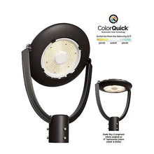 Nuvo 65/891, LED Adjustable Post Top Area Light, Bronze, 55W