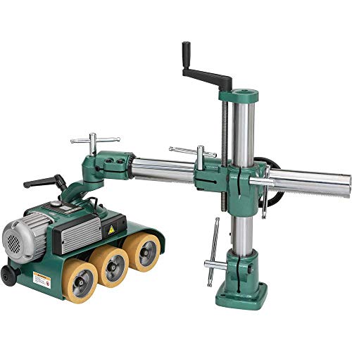 Grizzly Industrial G0826 2/3 HP 3 Roller Variable-Speed Power Feeder Green