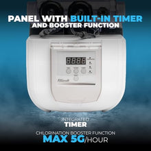 XtremepowerUS Salt Chlorine Generator - for Above Ground Swimming Pools up to 15,000 Gallons, Salt Water System Chlorinator Built-in Timer with E.C.O. Salt Cell Genertaor