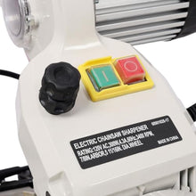 HOYOC 120V Electric Chainsaw Sharpener, Multi-Angle Adjustable Bench Grinder with Hydraulic Assist, Professional Automatic Saw Chain Blade Grinder Sharpener Machine for All Chainsaw Chains