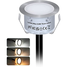 Led Decking Lights with Remote Control, 0.8W LED Deck Lights ?42MM, Warm White Deck Lighting Waterproof IP67,12V Low Voltage Plinth Lights for Terrace,Patio,Path,Wall,Garden,Decoration,10pcs (10pcs )