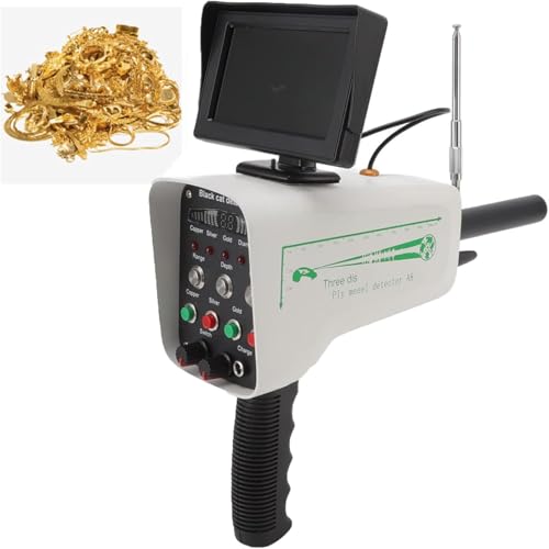 Metal Detector, 3D Display, High-Precision Rechargeable Metal Detector Remote Positioning Scanning, Suitable for Gold, Silver and Copper