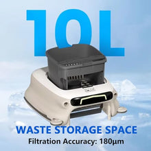 Automatic Pool Cleaners, Pool Vacuum for Above Ground Pool, with 10l Filter Basket, Manual/Automatic Dual Mode, 7800mah Ultra-Long Battery Life, Three-Speed Adjustment, Suitable for Swimming Pools
