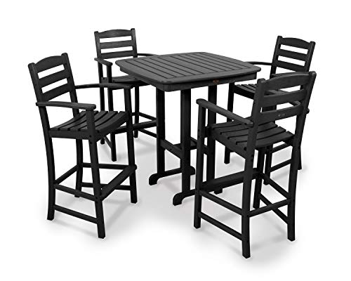 POLYWOOD® La Casa Café Bar Set, Black
