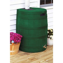 Good Ideas Rain Wizard Water Storage High Quality Collection Barrel with Brass Spigot, Safety Screen, and 50 Gallon Capacity, Green (3 Pack)